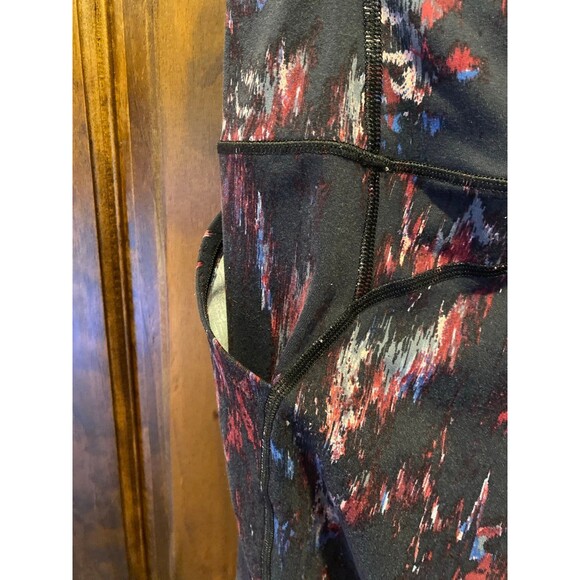 Knockout by Victoria Secret Sport Leggings Sz Small Black Purple Pink Pockets - Picture 3 of 10